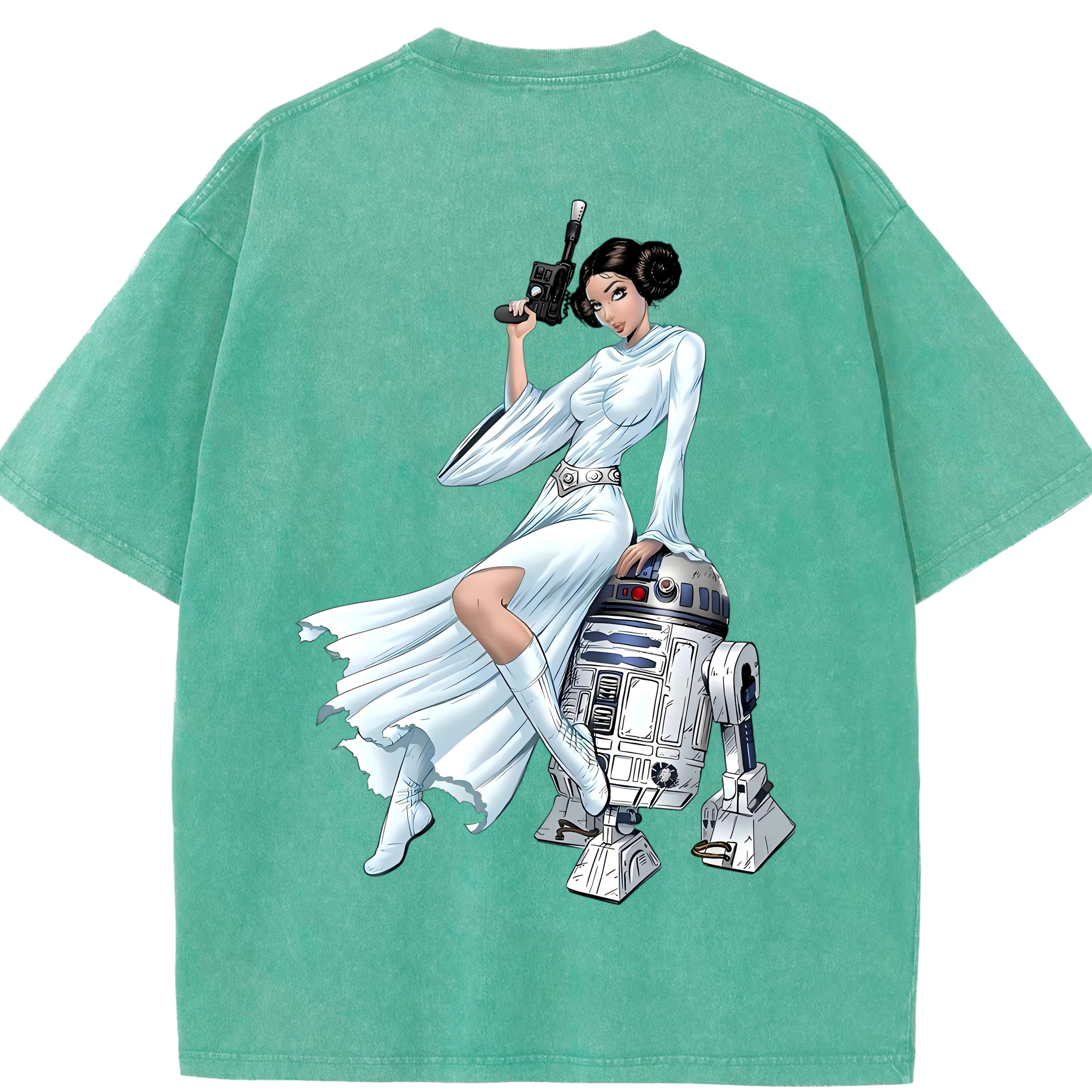 （画像用） スター・ウォーズ Star Wars 綿100% ヴィンテージ風 半袖Tシャツ（背面プリント）
